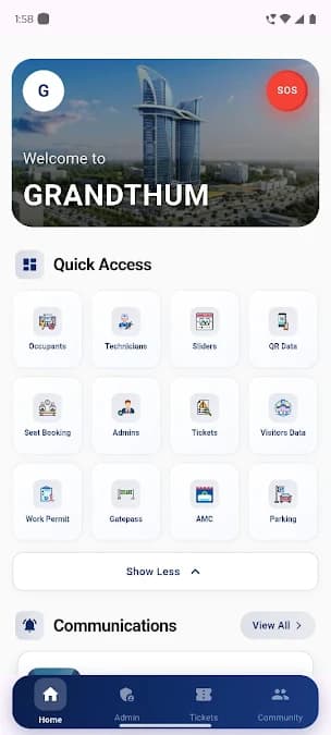 Nesrix app property dashboard